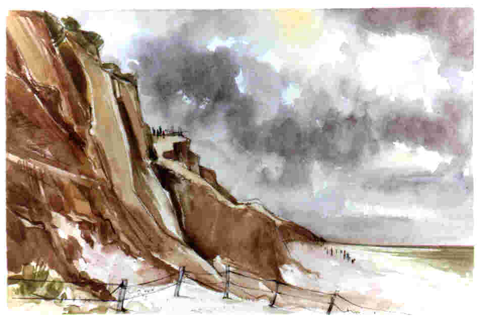 Sylt, Rotes Kliff bei Kampen